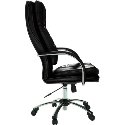 Кресло для руководителя Люкс/LUX-11 Ch | Натуральная перфорированная кожа №721