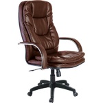 Кресло для руководителя Люкс/LUX-11 Pl | Натуральная перфорированная кожа №723