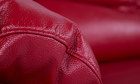 Диван "Эвита" прямой | Натуральная кожа - Bellagio Scarlet Red